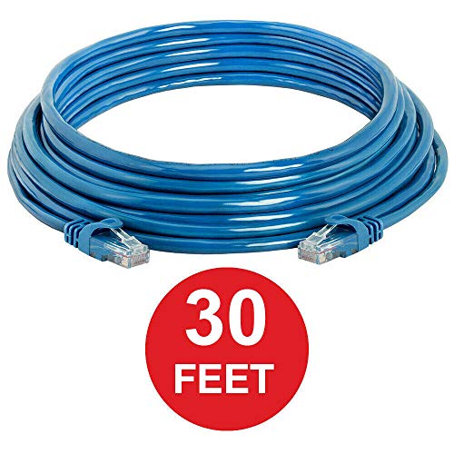 Cable Ethernet CAT6 Azul RJ45 9.14 m miniatura 2