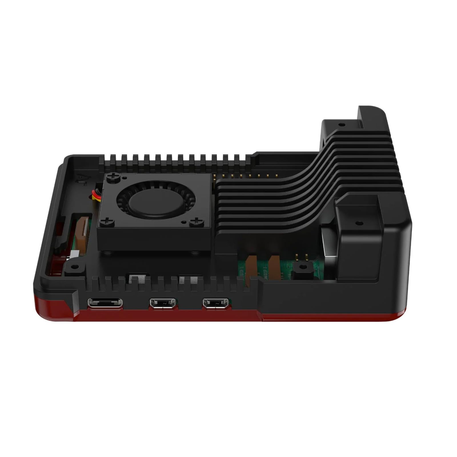 Geekworm Argon Neo 5 Bred Raspberry Pi 5 Boîtier | Boîtier aluminium avec ventilateur, refroidissement actif et passif, protection robuste