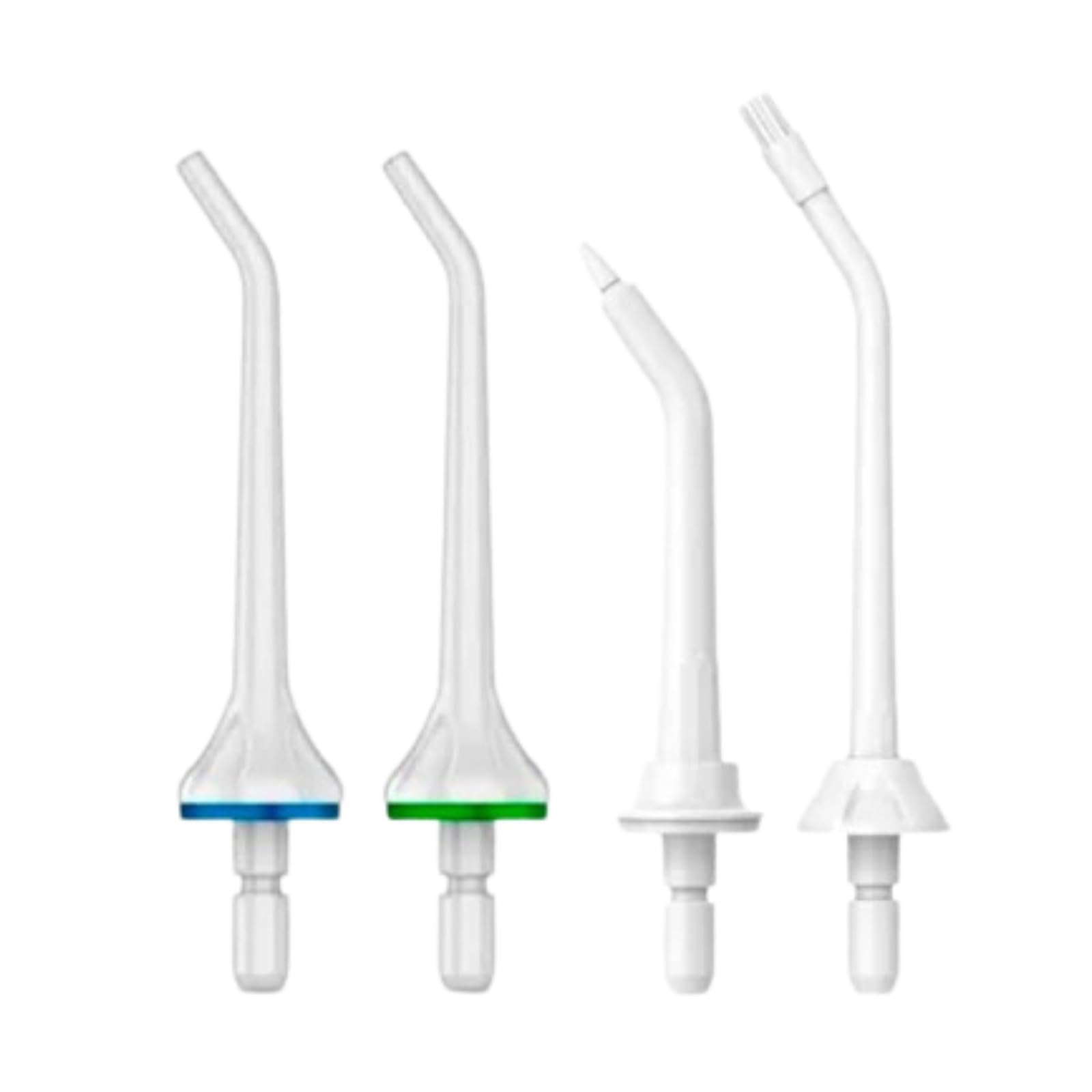 B. WEISSWater Flosser Replacement Tips, 2 Standard Jet Tips, 1 periodontal tip and 1 Plaque Remover tip