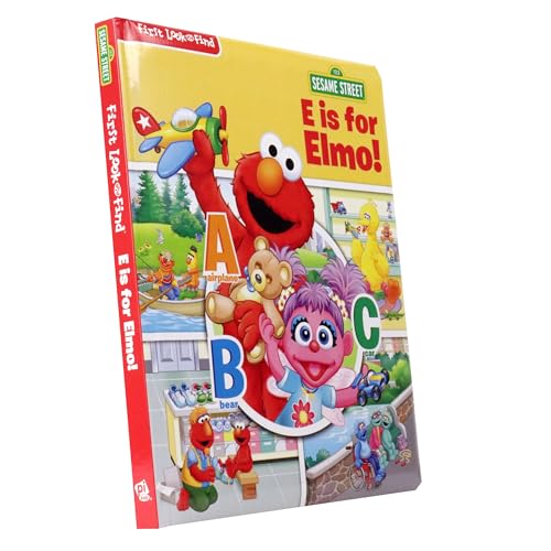Sesame Street - E is for Elmo! ABCs - My First Look and Find Activity Book - PI Kids - Image 3