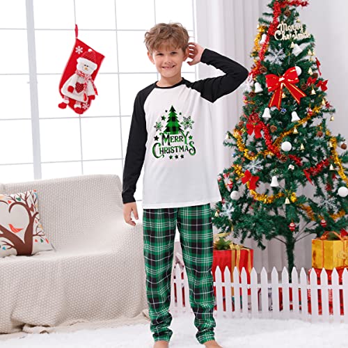 CIYCUIT Family Christmas Pjs Matching Sets Reindeer Christmas Pajamas for Family and Dog4