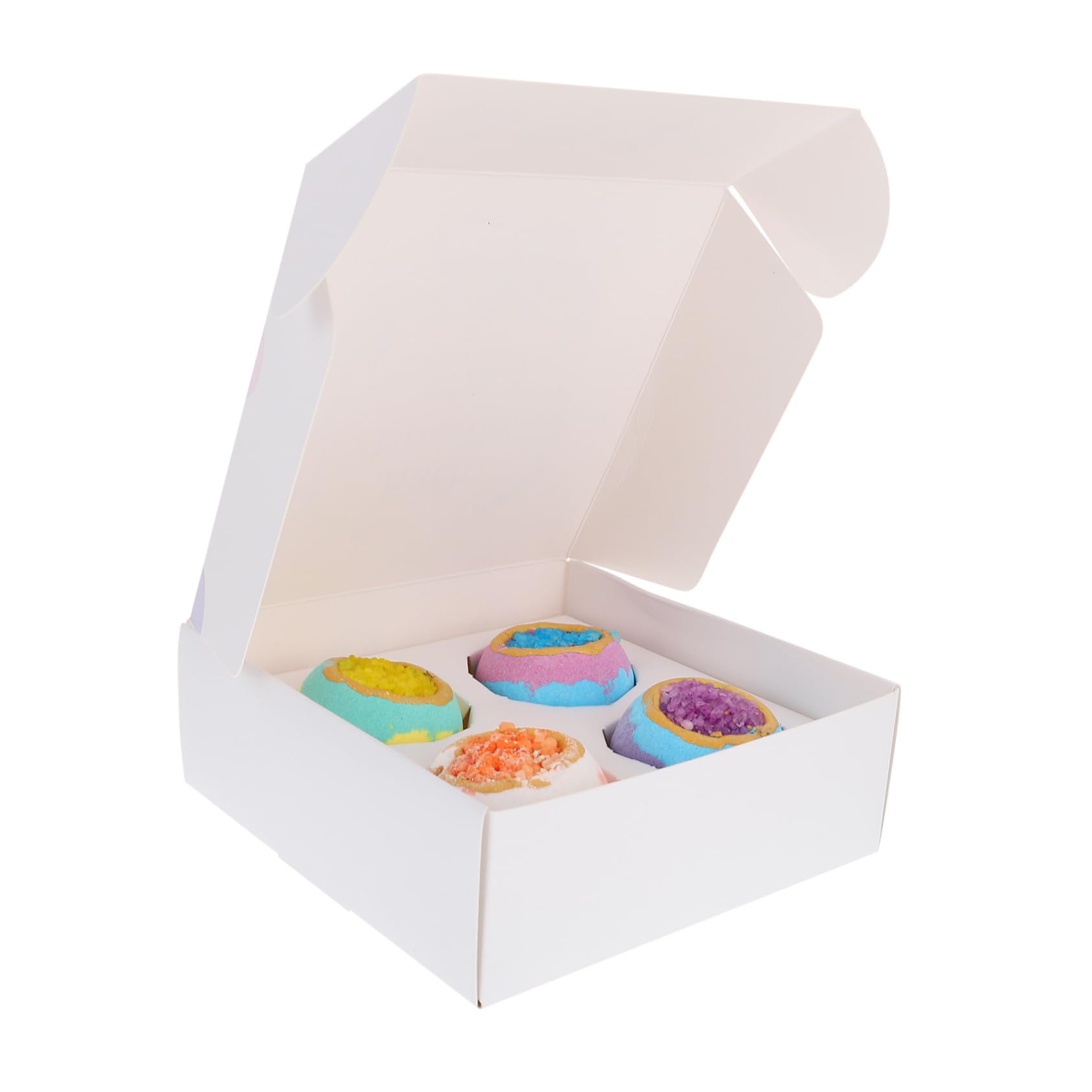 FRCOLOR 4piezas Bolas De Baño Efervescentes De Baño Burbujas Para y Para Aromaterapia Para Spa y Relajación El Hogar