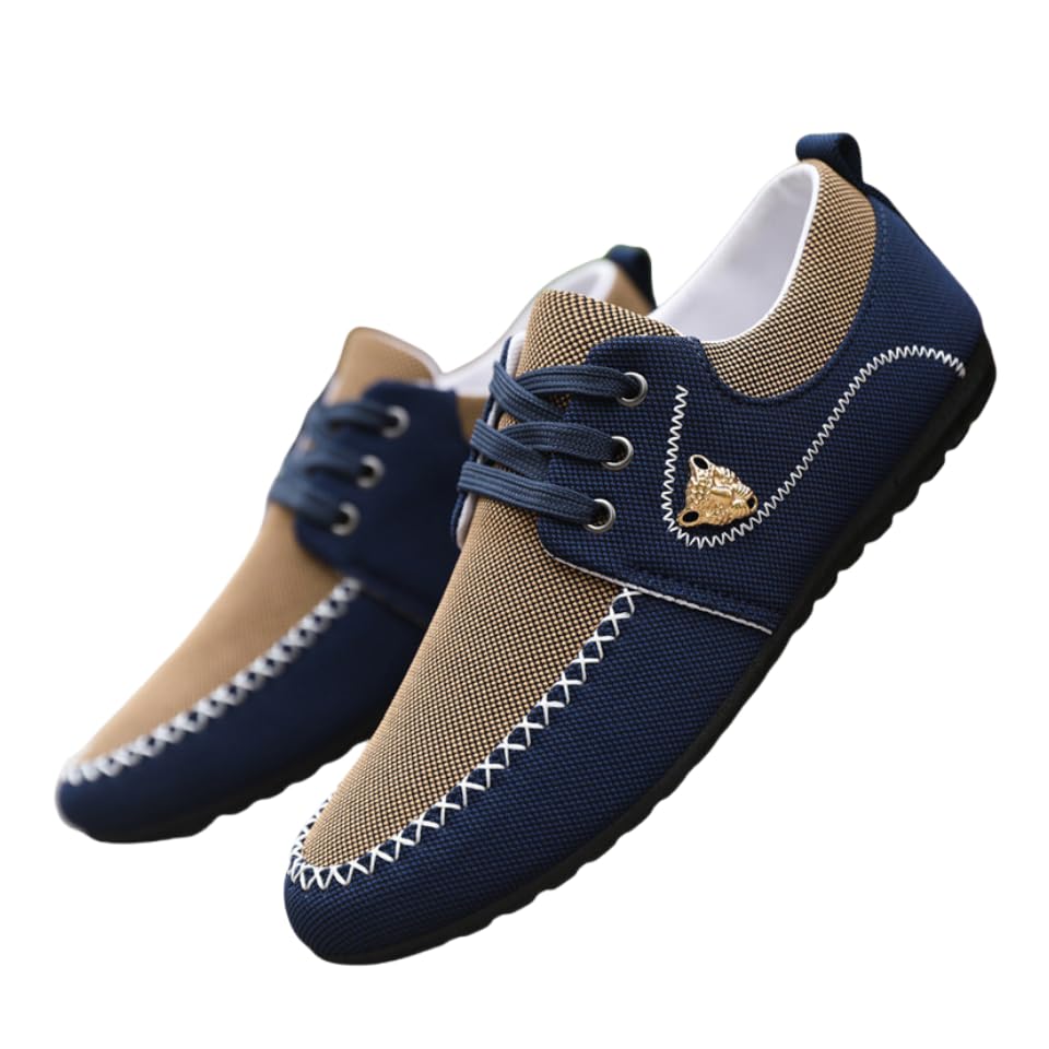 Men's Derby Shoes Sneakers, Casual Walking Shoes Lace-up Front Shoes for Men