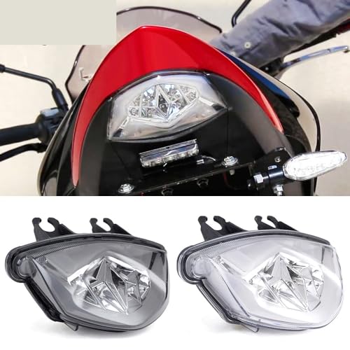 Clignotants Moto avec Feu Stop pour Rouler de Nuit en Sécurité - 3