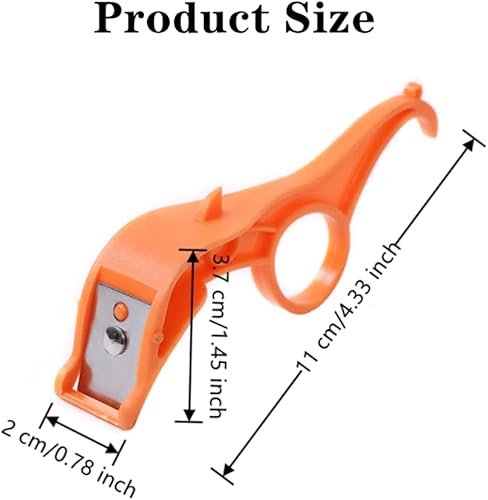 Miniatura 2 de YARZFERI 3 peladores de patatas de verduras, pelador de frutas, pelador de naranja, peladores de cuchillas de acero al carbono para cocina