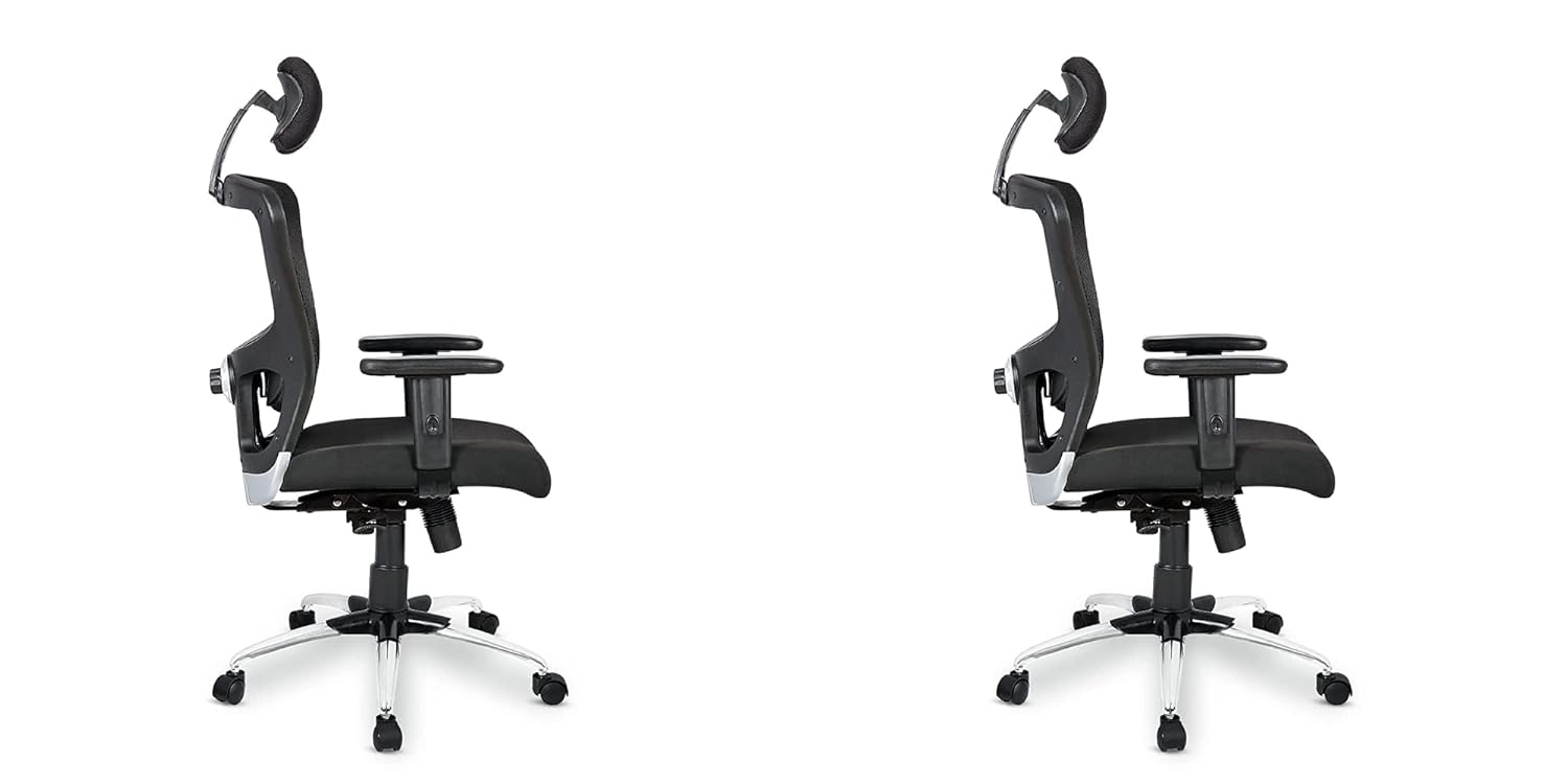 SAVYA HOME Beatle High Back Ergonomic Office Chair Adjustable Arms