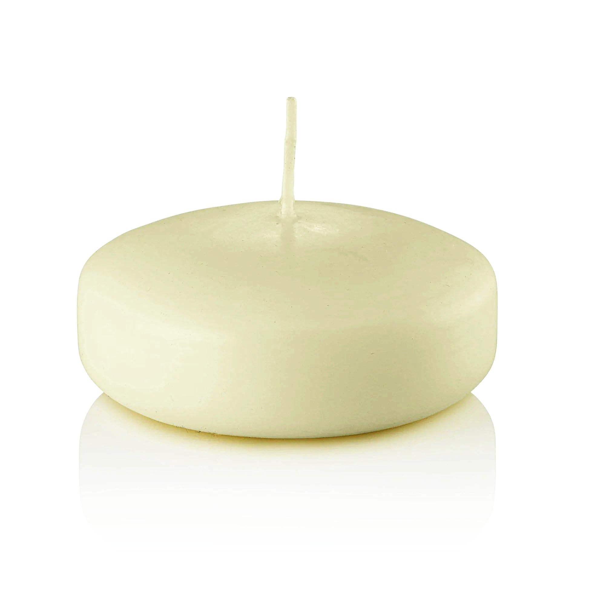 D'light Online Large 7,6 cm Candele galleggianti – Confezione da 36 Pezzi/Case – Event Confezione Maxi Ivory