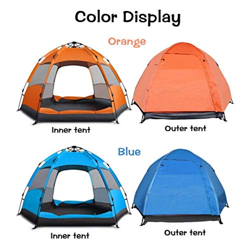 Carpa hexagonal impermeable para 3-5-7 personas miniatura 3
