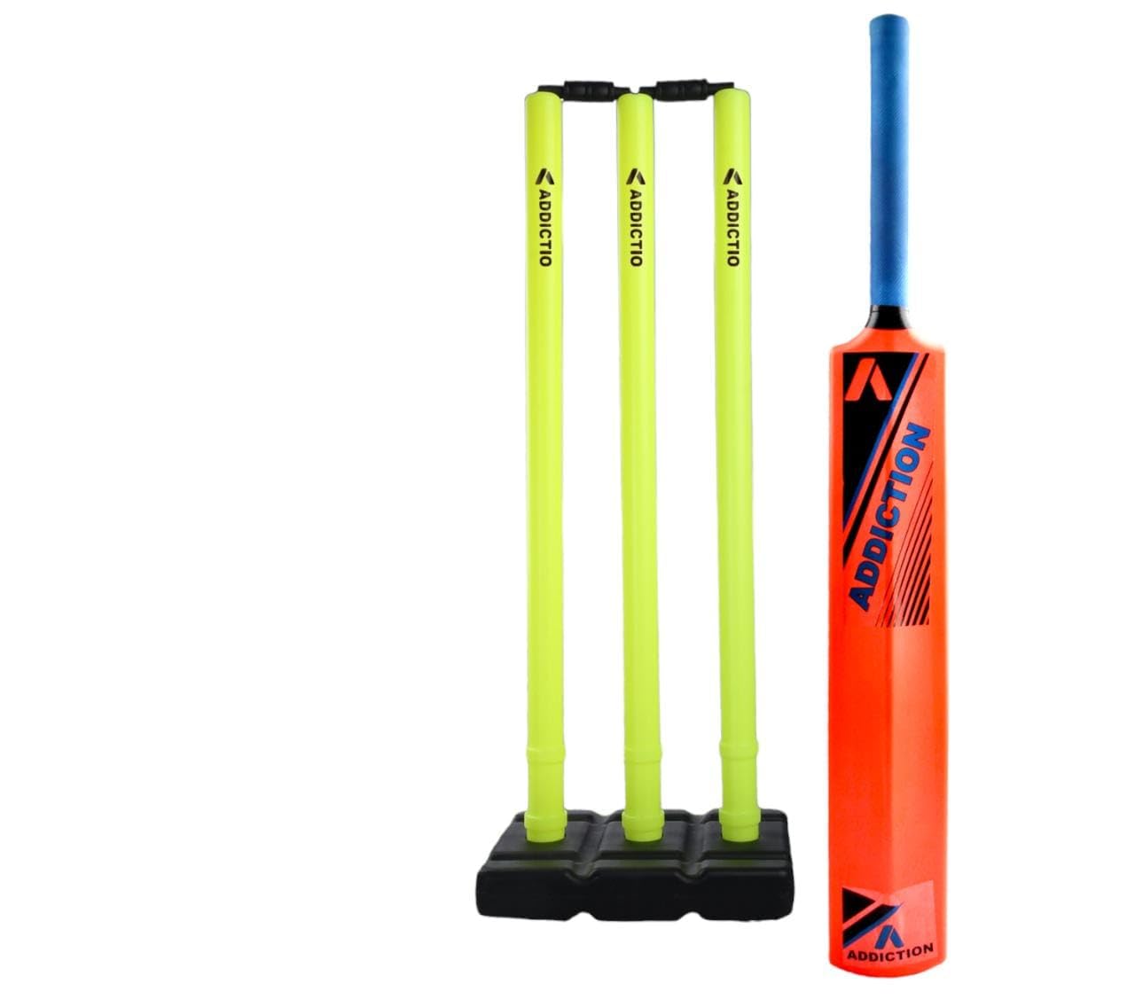 Addiction Plastic Full Size Cricket Bat with Wickets Set for Kids, Boys (Combo) (B0CXHXL57M) Amazon Price History, Amazon Price Tracker