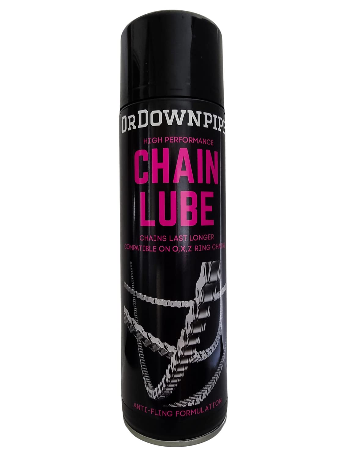 Chain Lube, 500 Milliliters - Premium Motorbike Chain Lubricant Spray - Formulated For All Weather Conditions - Motorbike Anti-Fling Lubricant | 500ml