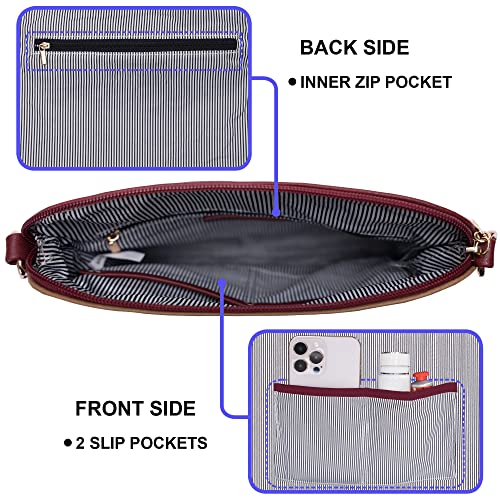 Image of Solene Womens Lightweight Medium Crossbody Purse with Tassel, Perfect Size Crossbody Bags for Daily Use, travel