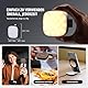 NEEWER Magnetisches Selfie Licht kompatibel mit iPhone MagSafe CRI95 700lx/0,3m Faltbare LED Handy Füllring Beleuchtung mit Ständer/Spiegel für Zoom Make up Fotografie Aufnahme NL48B,Schwarz