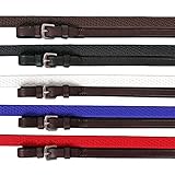 Nunn Finer Soft Grip Rubber Reins- Black