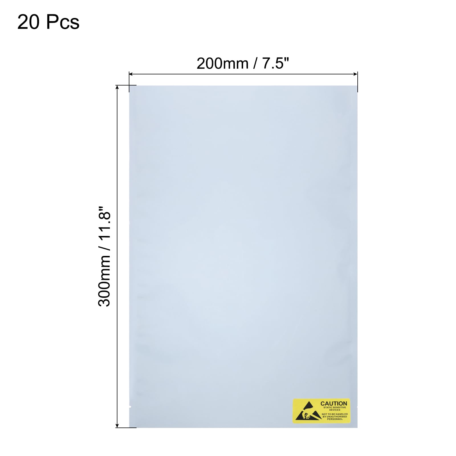 Sacchetti Shielding Prezzi Sacchetti Schermanti ESD 6x8 Pollici - 100 Pezzi, Spessore 3.1 Mil, Open-top Per Componenti Elettronici Sacchetti Per Componenti Elettronici - Foto 6