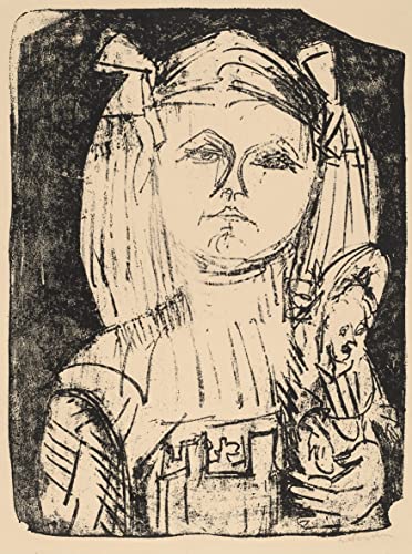 Poster Ernst Ludwig Kirchner Jeune fille avec poupée 50x70cm