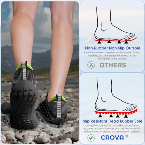 Image of Built-in Heel Grips Water Shoes for Kids Girls Boys Hiking Wide Barefoot Swim Beach Pool Big Kid