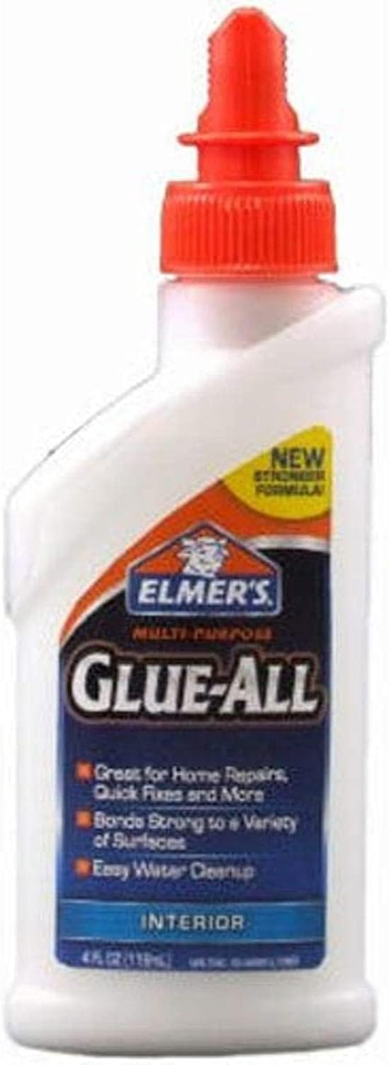 Elmer's GlueAll MultiPurpose Glue, 4 Ounces, White (E1322) 2 Pack Arts, Crafts