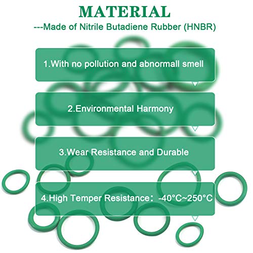 Pangolin 270 Piece O Rings Assortment Rubber O-Ring Assortment Kit Grommets Heavy Duty Professional For A/C Automotive, Mechanic,Tools & Home Repairs Tool-18 Sizes/Case #TOP3