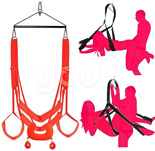Sex Furniture for Bedroom Position Over The Door Sexy Swing Sex Straps Adult Sex Sling Heavy Duty Hold 500lbs Frequent Flyer Door Swing Sex Bonding Restraint Adlut Funiture Sweater Sexual Furniture F1