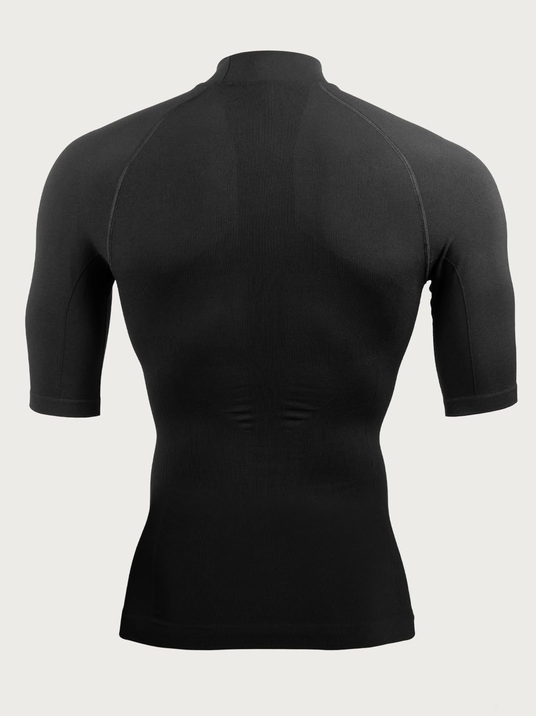 Strammer Max Compression T-Shirt | Herren | Shield Shirt | Kompressionsshirt | Hoher Kragen, unterstützt die Haltung