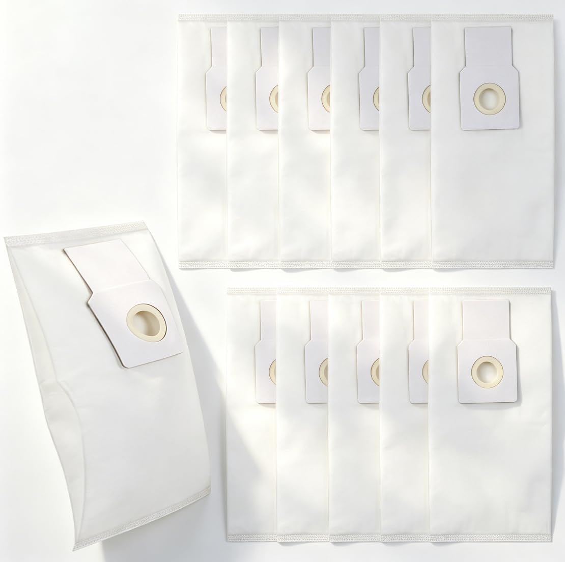 HEPA Cloth Vacuum Bags 53294 for Kenmore Upright Cleaners, Type O Dust Replacement Bags Compatible 53293 50690 31140 31150 BU1005 BU1018(12-pcs)