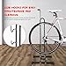 FCOUMY 3 in 1 Bicycle Floor Stand - Freestanding Upright Parking Storage Rack, Space Saver, Suitable for Mountain Bike, Road Bike, Max Wheel Diameter 27.5 Inches
