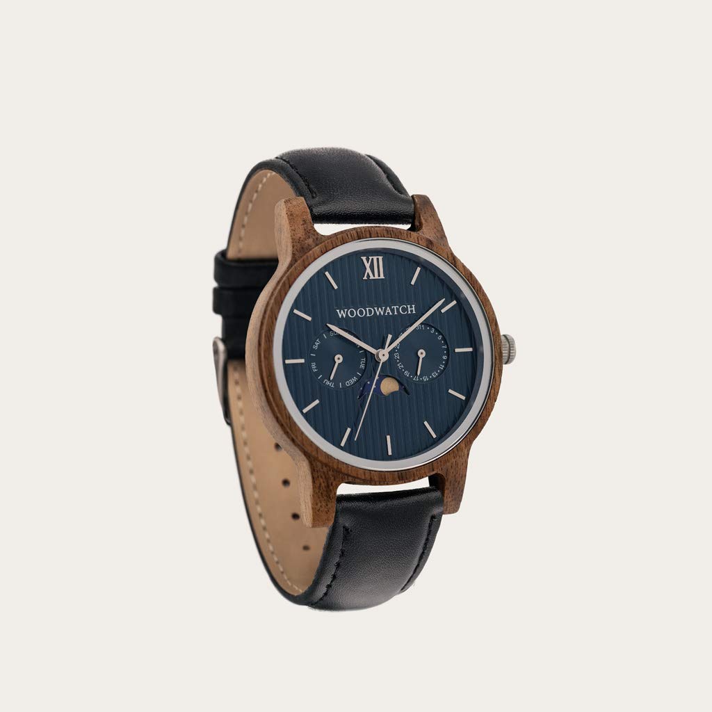 WoodWatch Typhoon Jet | Reloj de Madera Hombre de Pulsera Premium for Man | Producto Eco Friendly, plantamos 1 árbol por Cada Reloj