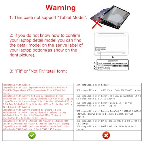 Funda protectora para Lenovo Yoga Slim 7 y más 14" miniatura 2