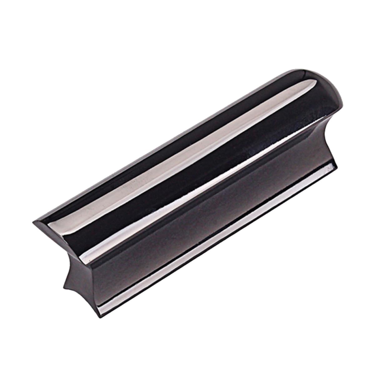 BESTonZON Ergonomic Hawaii Guitar Slide Stick Stainless Steel Slide Bar Semi-tip for Enhanced Control