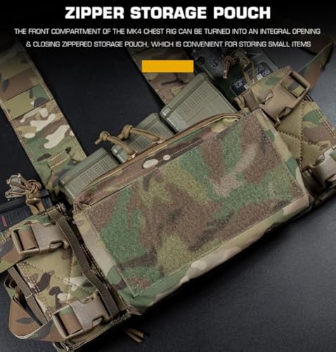 Poche de rangement tactique MK4 Bcp robuste double zip
