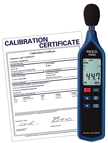 Image of REED Instruments R8060 Sound Level Meter with Bargraph, Type 2, 30 to 130 dB,