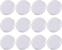 Vista 7 de uxcell Tapas para frascos de 3.39 pulgadas de boca ancha, a prueba de fugas, para conservas de cocina, color oro rosa, 12