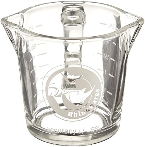Rhino Coffee Gear BRESG01 Shot Glass-Double, 1 Count (Premium Edition)