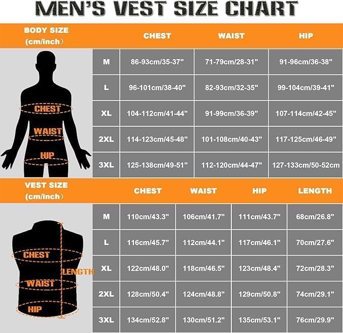 Heated Vest for Men and Women Lightweight Heated Jacket Electric Warm Heating Vest (Battery Not Included)((M) - Image 5