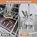 TSBSHum 100-Pack Dishwasher Rack Caps,Dishwasher Rack Repair Coating,as the Dishwasher Cover for Rack Prevents Rust and Utensil Abrasion,or as Screw Covers Caps and Bolt Covers Caps
