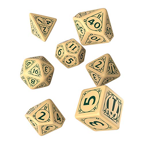 Q Workshop QWOPAT96 Pathfinder Playtest Dice Set (7) Multicolore