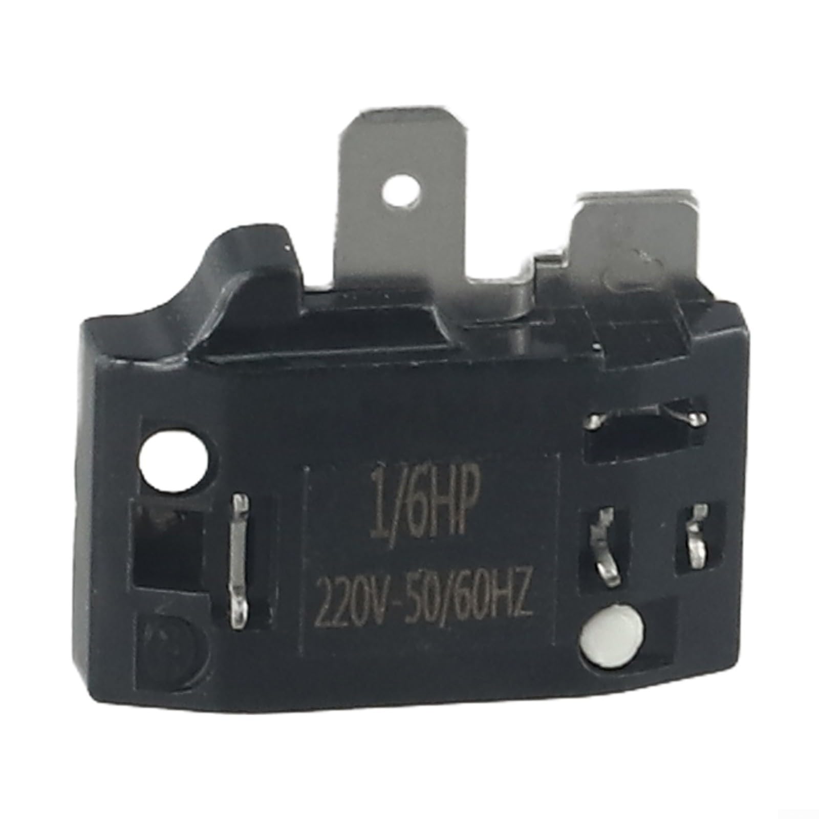 Interruttore di sovraccarico compressore frigorifero in acciaio inox e plastica relè di avviamento 110/220V 4TM Protector compatibile con 1/2-1/6 per motori HP (1/6HP)