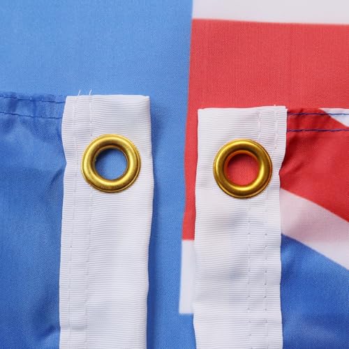 Image of AZ FLAG - Anguilla Flag - 2x3 Ft - 100D Polyester Anguillian - British Banner with Two Metal Grommets - Fade Resistant - Vivid Colors - 2' x 3' Feet - 90x60 Cm