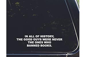 Funny Car Window Bumper Sticker - 'In All of History, The Good...