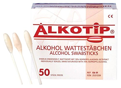 Varillas Alko Tip 2531339 con alcohol y cabezal de algodón grande para higiene profunda