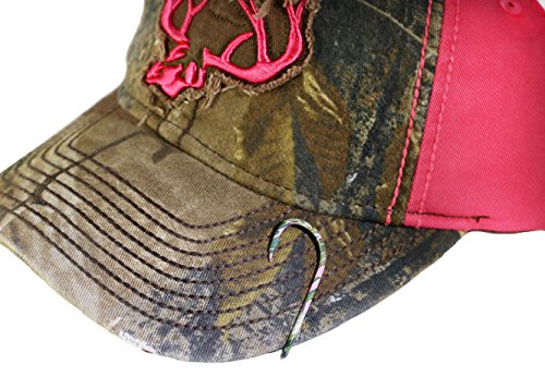 Three Eagle Claw Camo Hat Pin Hook Fish Hook For Hat Camo Fish Hook Money/Tie Clasp - Set Of Three Camo Hooks #TOP3