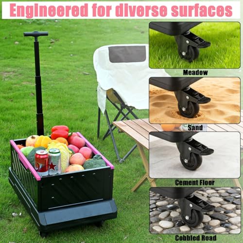 Carrito Utility Plegable TRULYWIN con Ruedas 60KG miniatura 6