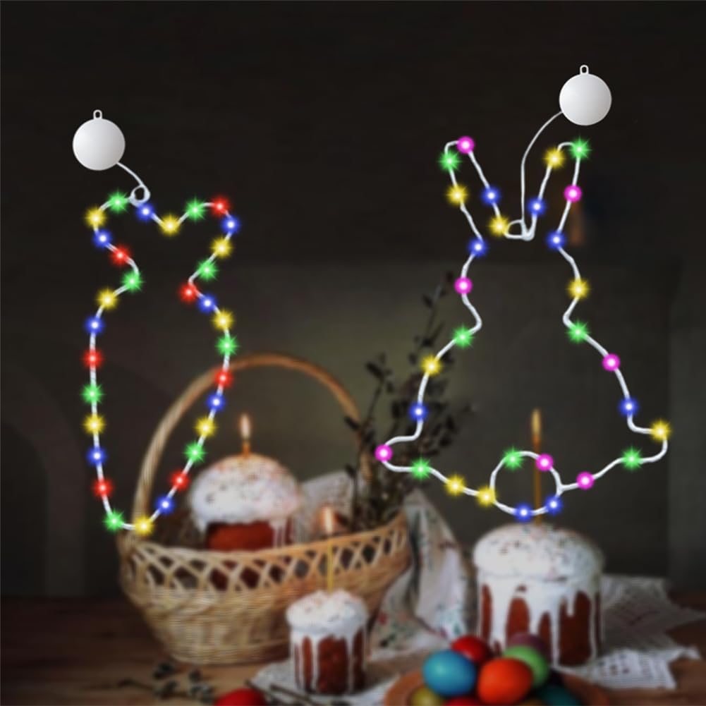 Luce notturna a forma di coniglietto in confezione regalo / Accessorio per la cameretta dei bambini / Luce notturna per bambini / Decorazioni per la