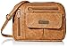 MultiSac Zippy Triple Compartment Crossbody Bag, Camel (Austin)