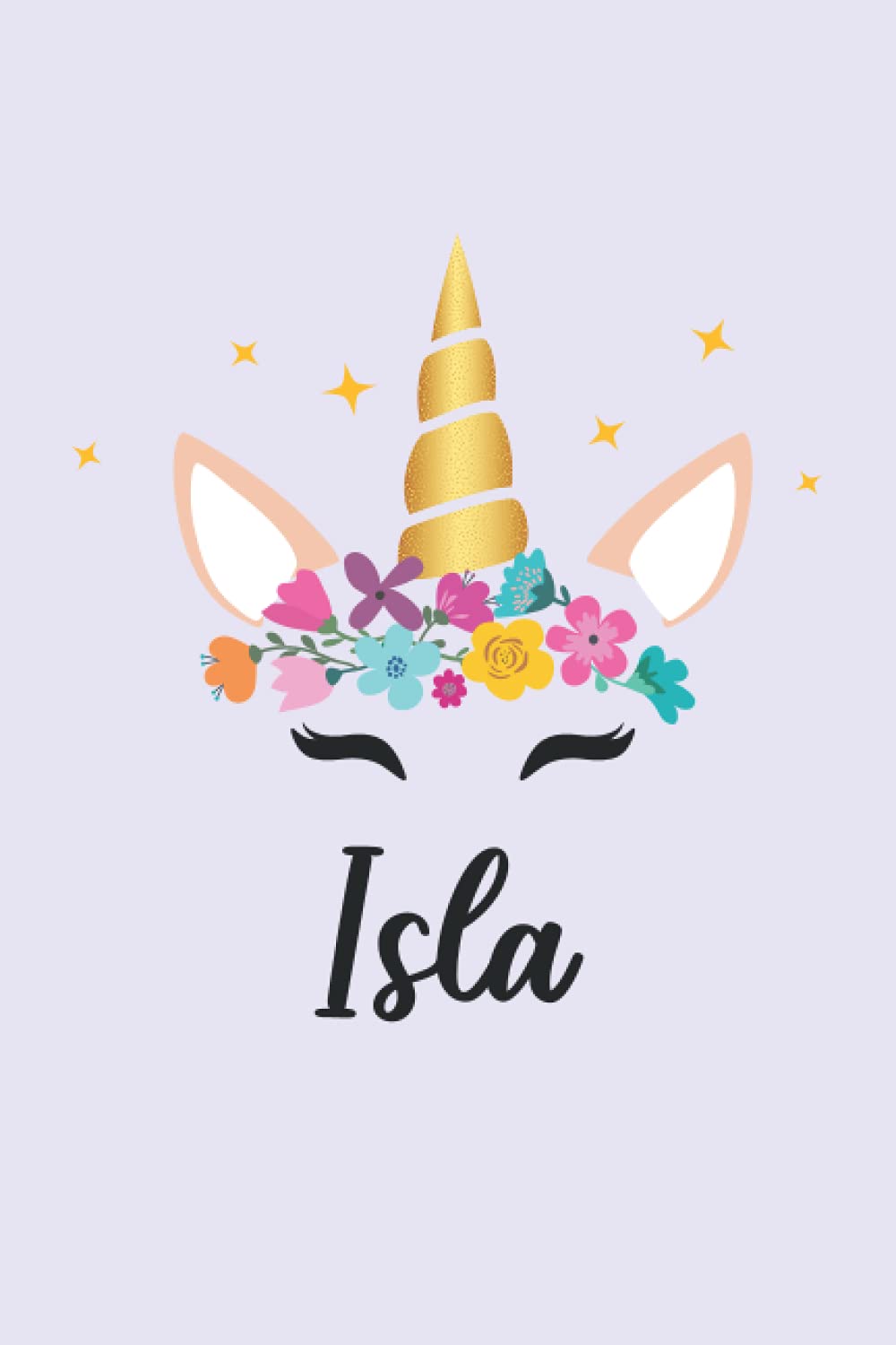 Isla: Personalized Name Notebook | Wide Ruled Paper Notebook Journal | For Teens Kids Students Girls| For Home School College | 6x9 inch 120pages