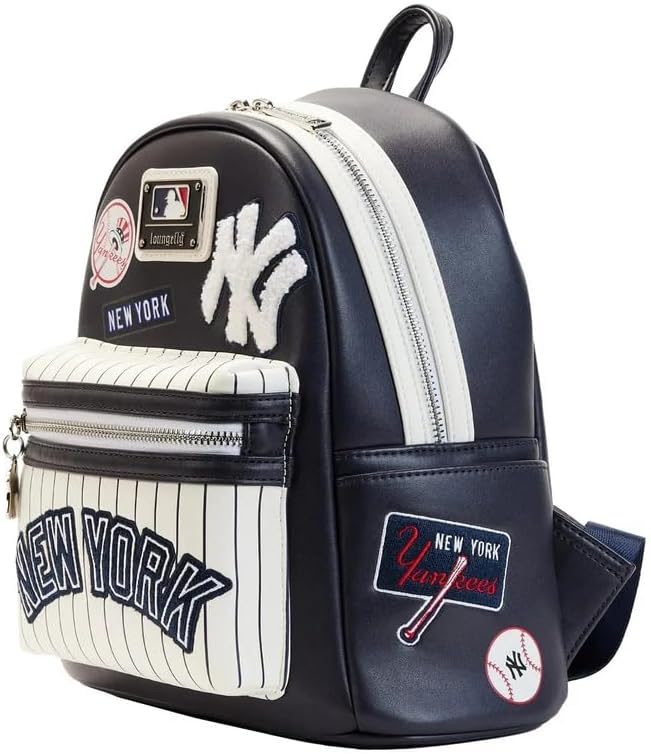 Loungefly For NY Yankees Patches Mini Backpack