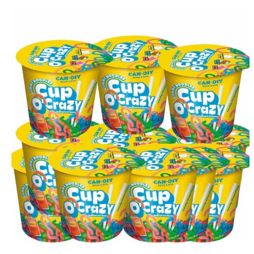 Cup O Crazy Gummy Noodles 12 Packs