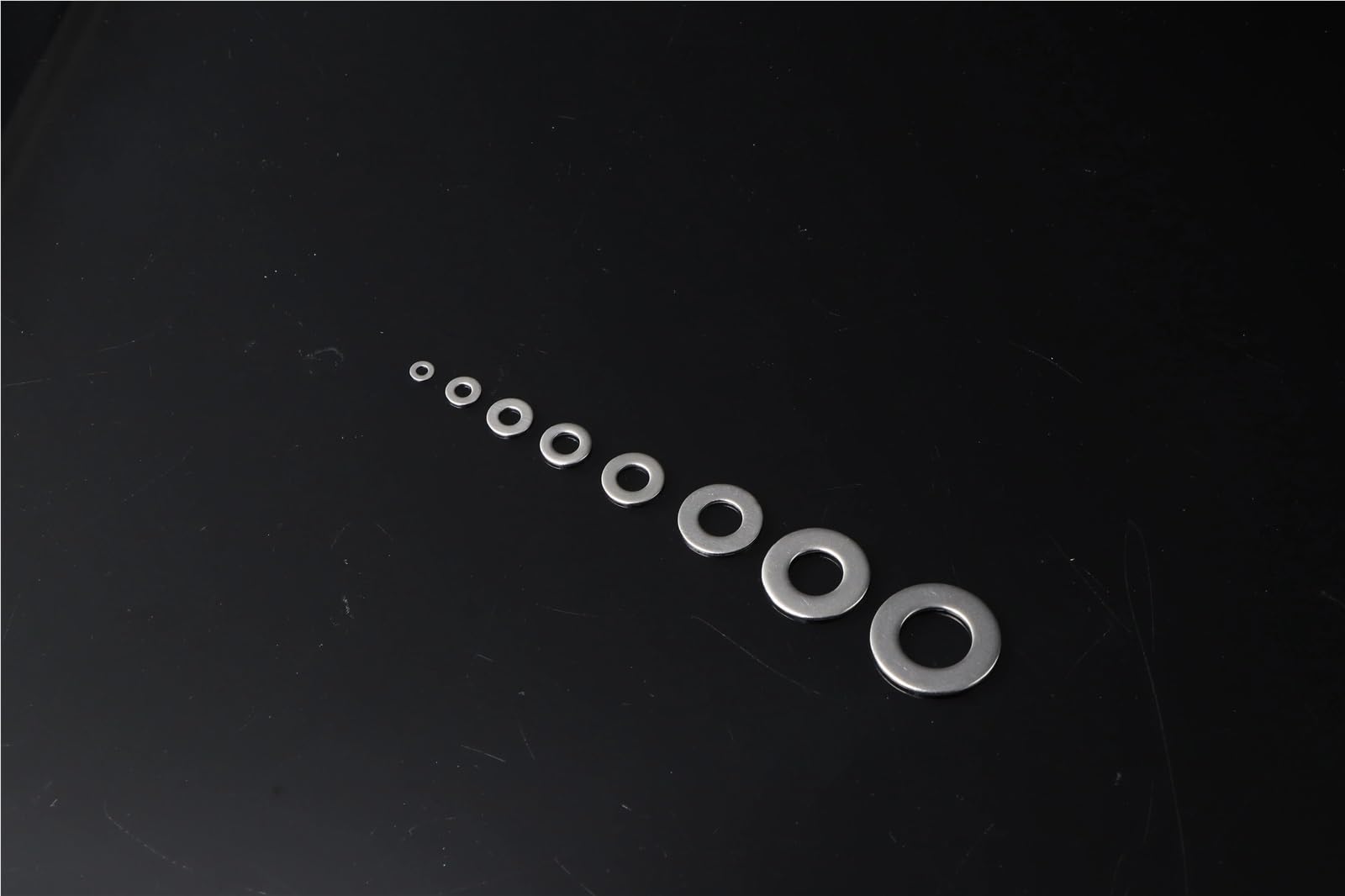 Jeu de rondelles en acier inoxydable, 1010 pièces, M2 M3 M4 M5 M6 M8 M10 M12, plates, Kit d'assortiment joints unis pour vis, écrous, tiges filetées