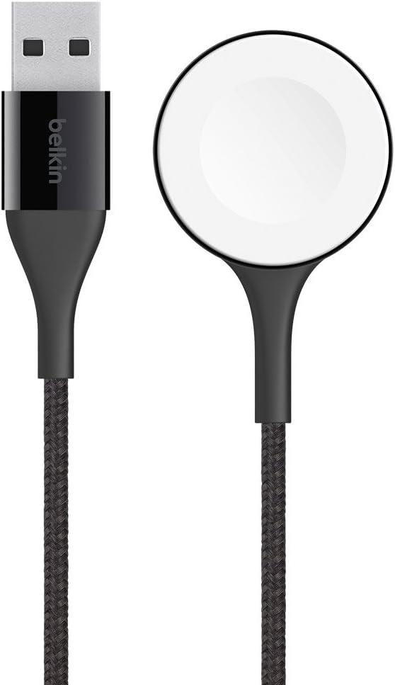 Best Deal Belkin DuraTek 4 Foot Charging Cable Compatible with Apple Watch Series 1, 2, 3, and 4 - Black - F2CU053BT04-BLK 50% Off Discount Belkin DuraTek 4 Foot Charging Cable Compatible with Apple Watch Series 1, 2, 3, and 4 - Black - F2CU053BT04-BLK