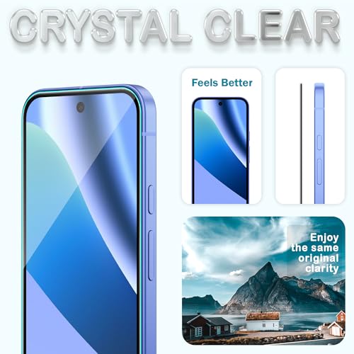 Image of FIRST MART Tempered Glass Screen Protector for Google Pixel 10A - Full-Glue Screen Guard, 3D Edge to Edge, HD Clear, Bubble-Free, Case-Friendly, Black, Pack of 2
